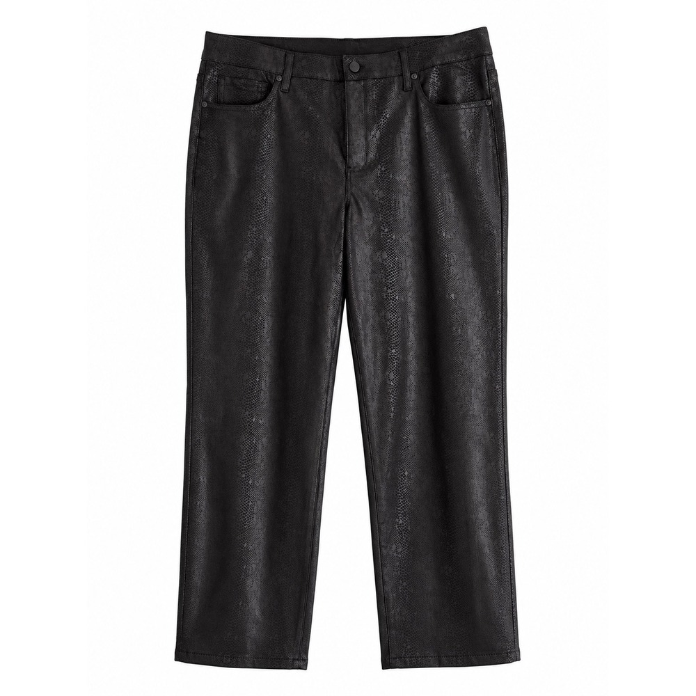 NYDJ Raceway Snake Print Jeans 18W NWT Lift Tuck Tapered Stretch Pants MSRP $120